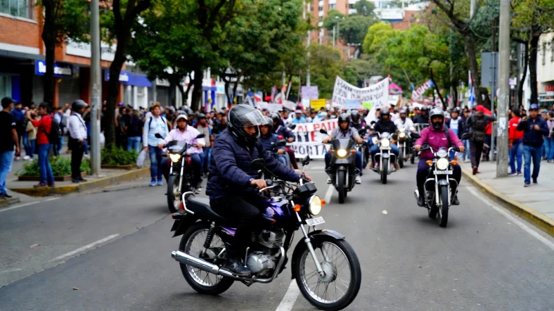 ¡Atento! Motociclistas anuncian protestas para este jueves en Bucaramanga