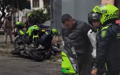 ¡El colmo! Ladrón pide que le tengan el celular que se robó mientras lo requisan