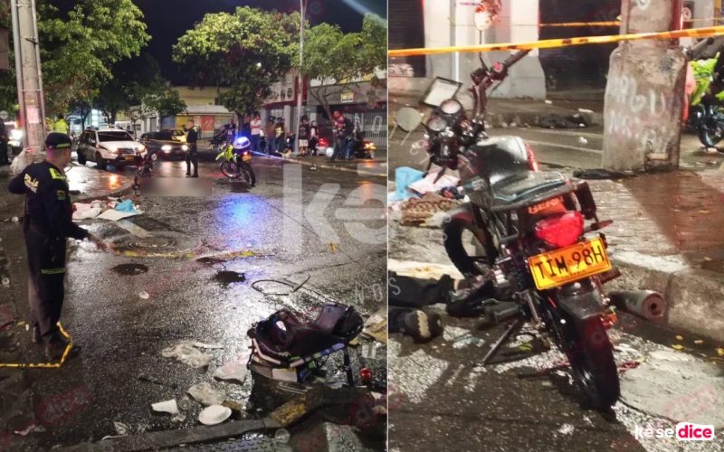 Noche sangrienta en Las Pulgas de Bucaramanga: riña a cuchillo dejó un muerto