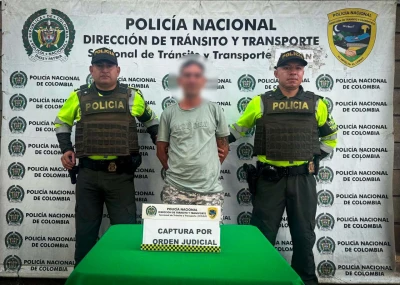 Capturan en vía San Gil–Bucaramanga a hombre requerido por la justicia