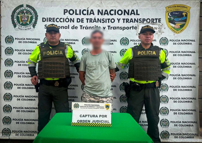 Capturan en vía San Gil–Bucaramanga a hombre requerido por hurto