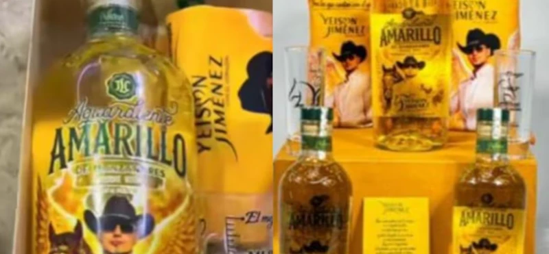Invima alerta por venta ilegal de aguardiente con imagen de Yeison Jiménez