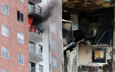 Incendio arrasó con un apartamento en Real de Minas: no hubo heridos