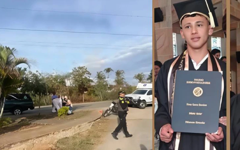 Henry Gómez, el joven que perdió la vida en un accidente en vía San Gil - Barichara