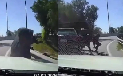 Video: Mujer embistió con su carro a dos bandidos que intentaron asaltarla
