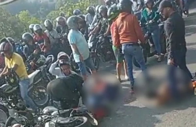 Grave accidente dejó dos personas heridas en Floridablanca
