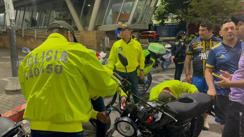 Operativos sorpresa sacuden Bucaramanga: infractores multados y armas incautadas