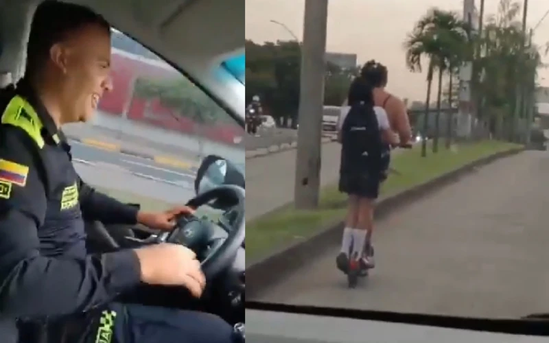 Video: Policías se graban insultando y hostigando a una mujer y su hija en una patineta