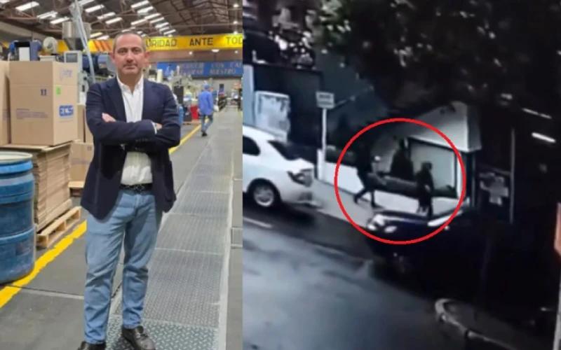 Revelan video del asesinato de reconocido empresario y de su escolta