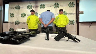 Sijín capturó a dos hombres con 10 kilos de cocaína en el barrio Girardot