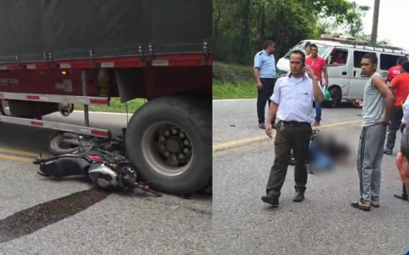 Horrible accidente en la vía Rionegro - Bucaramanga: hombre perdió un brazo