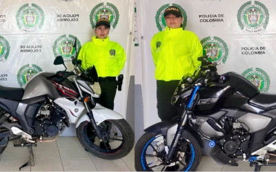 Recuperan en Málaga dos motos robada en Bucaramanga