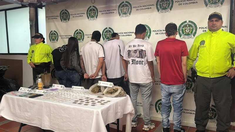 Desmantelan banda vinculada a 'Los Chorizos', en Floridablanca