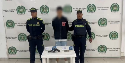 Policía capturó a un venezolano armado en pleno parque de Las Palmas