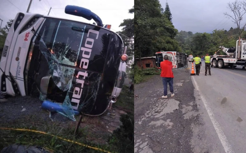 Al menos dos muertos y 10 heridos dejó accidente en la vía Barbosa - Oiba