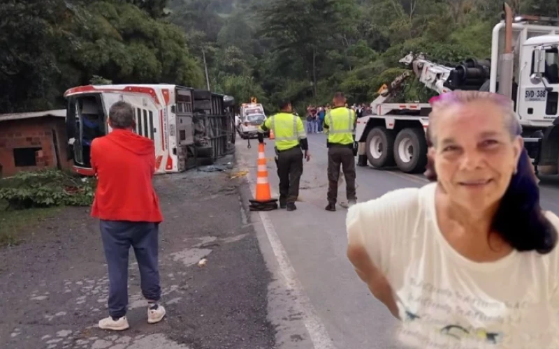 Martha Canchila y una  adolescente, las víctimas fatales del accidente en Santander