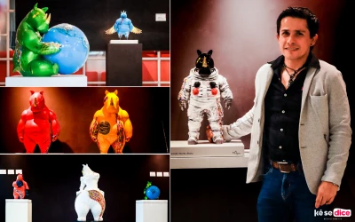Igo, el rinoceronte que habla del alma: la nueva exposición de Mauri Pardo en Bucaramanga