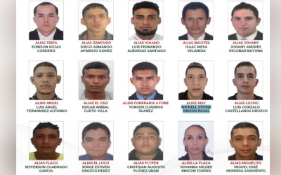 Policía publica cartel de los más buscados en Bucaramanga