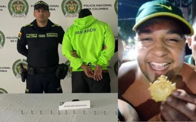 Sujeto que le robó la medalla a jugador del Bucaramanga fue detenido con munición