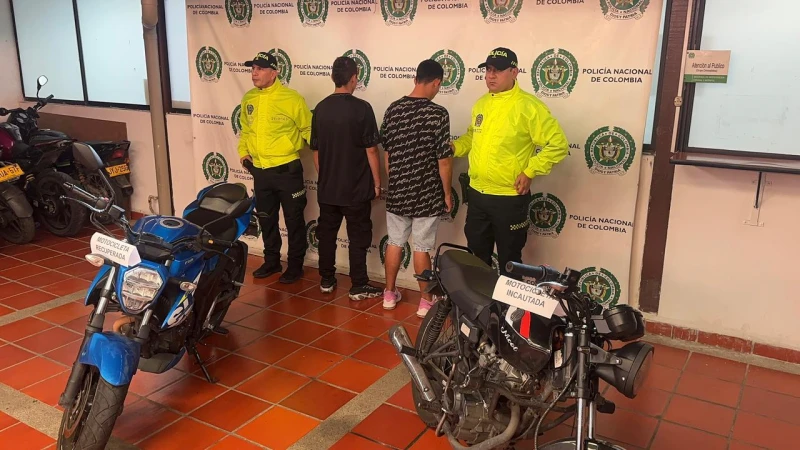Se robaron una moto en Conucos y los pillaron empujándola, en Bucaramanga