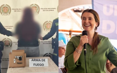 Mujer detenida con un arma ilegal en evento de Paloma Valencia es funcionaria del Inpec