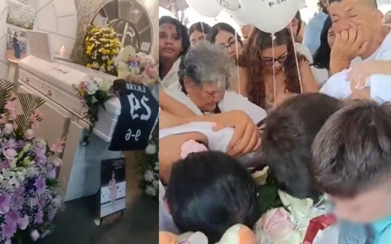 El triste adiós en Bucaramanga de la adolescente que murió en accidente de bus de Copetran