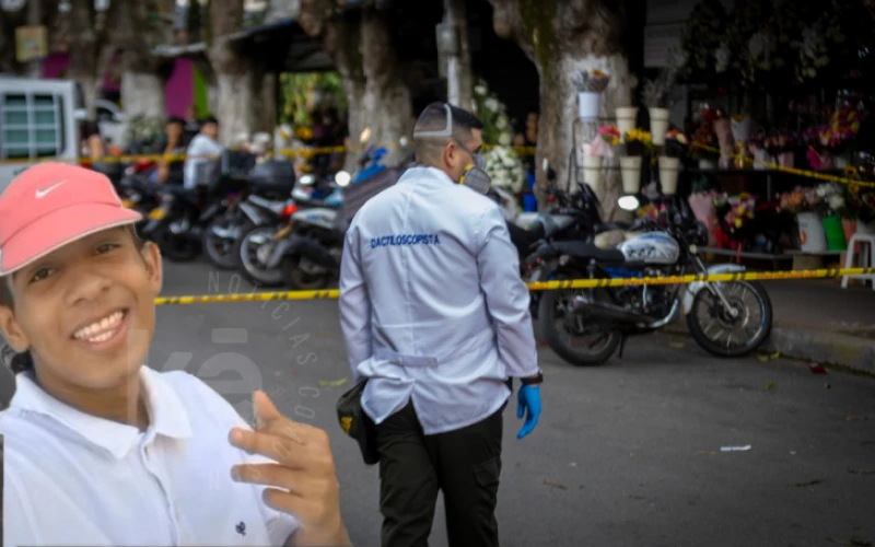 Andrés Polo, el joven asesinado tras salir de un sepelio en el cementerio Central de Bucaramanga
