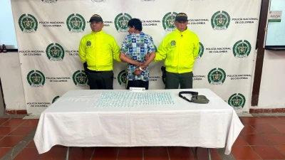 Hombre fue sorprendido con bazuco listo para su distribución en Bucaramanga