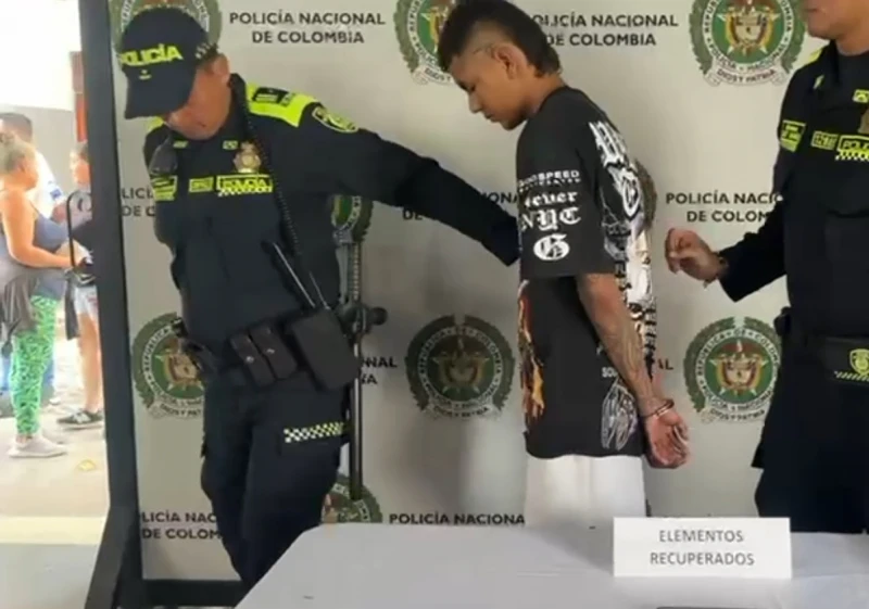 Capturan a joven por robar un celular en el barrio Río Prado de Girón