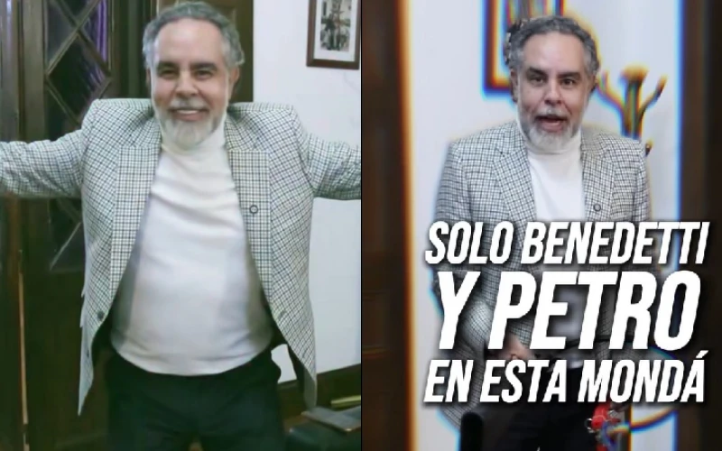 Polémica por video de Benedetti burlándose de los 'quemados' en las elecciones