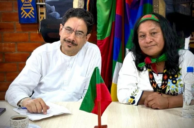 Iván Cepeda anunció a Aída Quilcué como su fórmula vicepresidencial