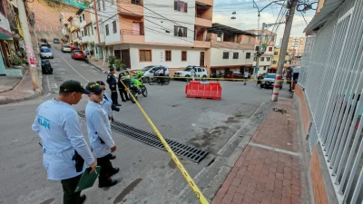 Jonathan Mendoza y Denis Jaimes, los dos hombres baleados en Piedecuesta