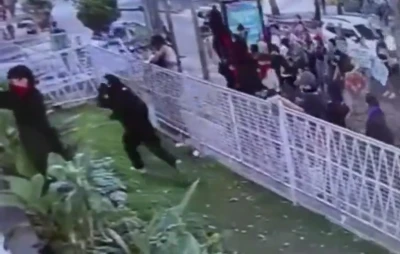 Video: Sede de campaña de Abelardo de la Espriella fue vandalizada en Bucaramanga