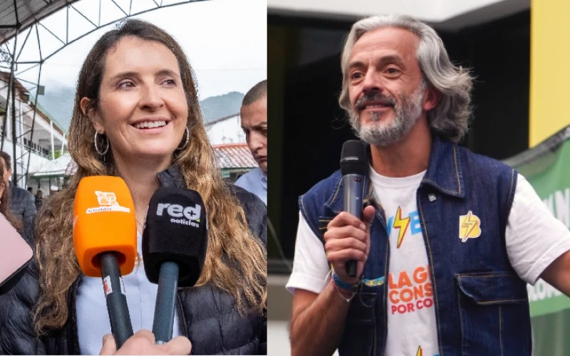 Paloma Valencia confirmó a Juan Daniel Oviedo como su fórmula vicepresidencial