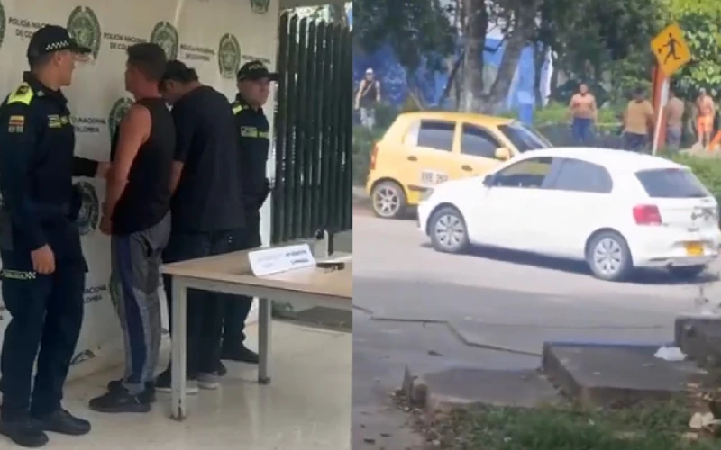 Capturan a dos de los implicados en balacera del barrio La Ceiba, en Bucaramanga