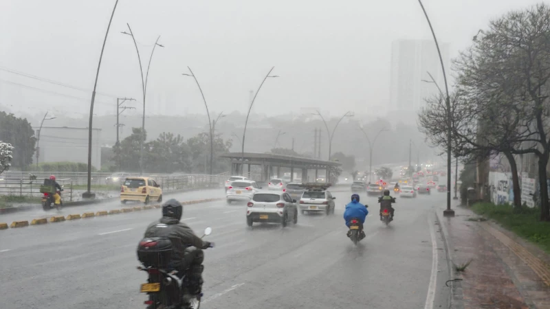 Se encienden las alarmas por fuerte tormenta en Bucaramanga y el área