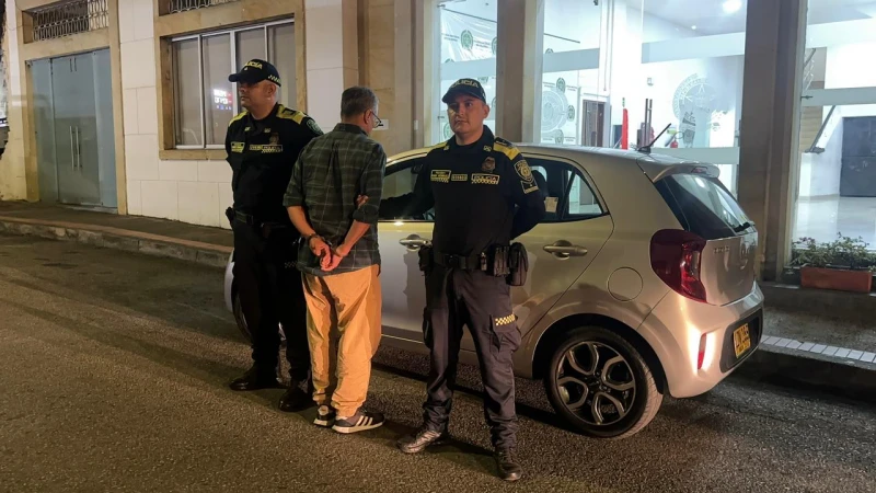 Capturan a adulto mayor con vehículo robado en Bucaramanga