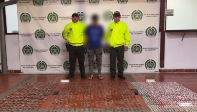 Jíbaro venezolano fue capturado en Bucaramanga con más de $12 millones en narcóticos