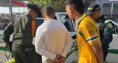 Persecución en zona boscosa termina con captura de dos jíbaros en Bucaramanga