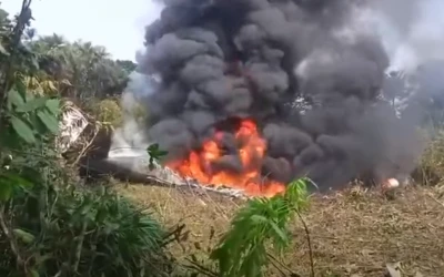 ÚLTIMA HORA: Avión de la Fuerza Aérea se estrella en Putumayo