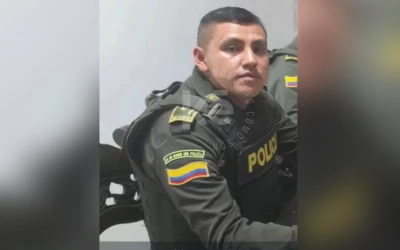 Frente a su hijo de 4 años, patrullero de la Policía fue acribillado por sicarios en Santander