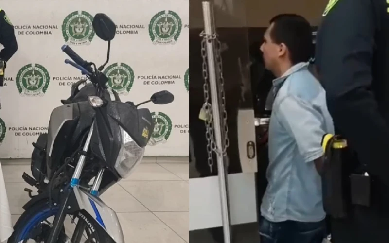 Se robó una moto en Cabecera y lo agarraron en Campo Hermoso, Bucaramanga