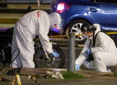 Perseguidos y apuñalados por "moteros" en el Anillo Vial entre Girón y Floridablanca