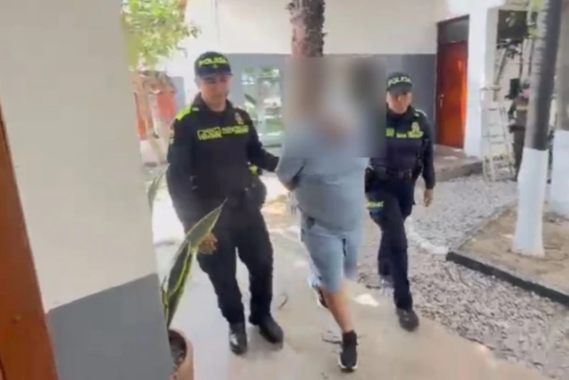 En Girón, arrestaron a un hombre que era buscado por hurto y porte ilegal de armas