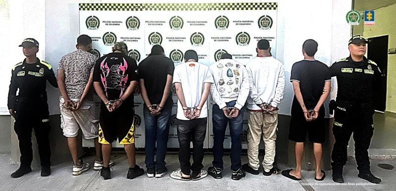Caen siete personas dedicadas al tráfico de narcóticos en Barrancabermeja