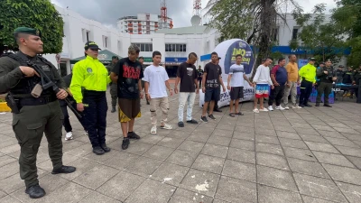 Cayeron 9 integrantes de 'Los de la M' en Bucaramanga y Barrancabermeja