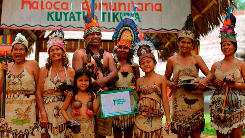 Gobierno aprueba 126 mil hectáreas para comunidades indígenas en Amazonía y Pacífico