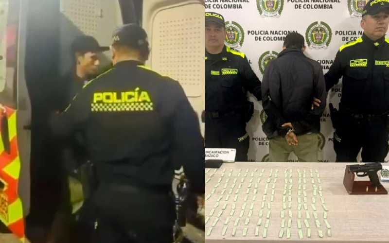 Persecución en zona boscosa terminó con la captura de un jíbaro en Floridablanca