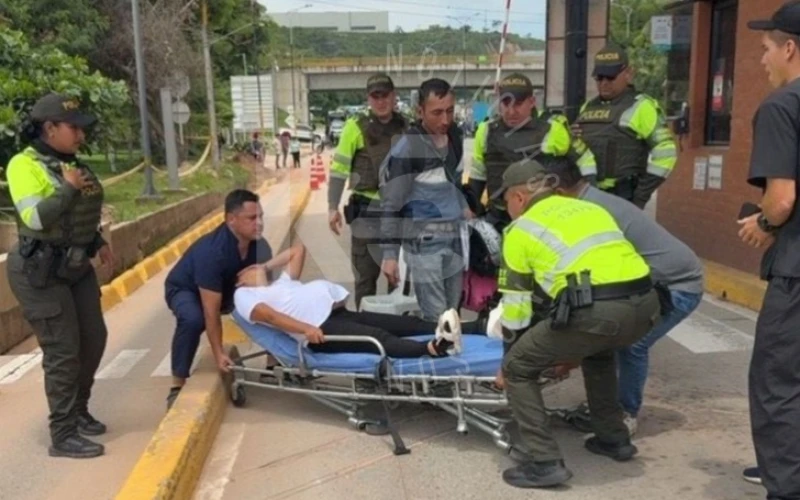 Mujer dio a luz en el peaje de Lebrija debido a las protestas de este jueves
