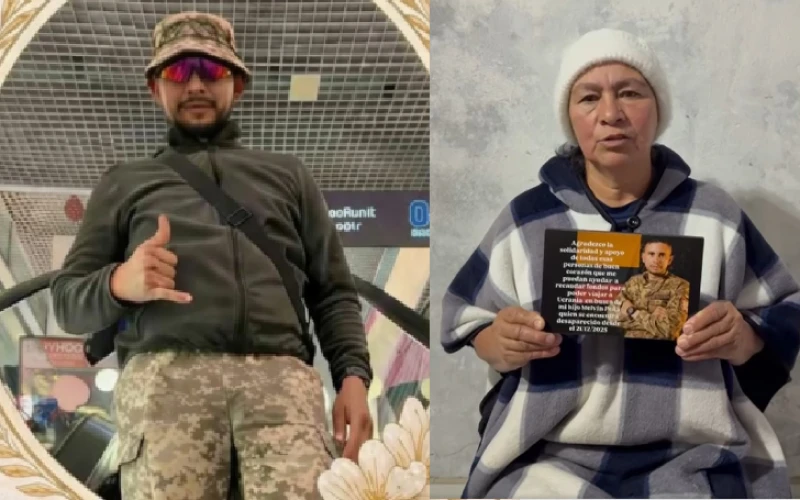 El drama de una madre santandereana que busca a su hijo en Ucrania